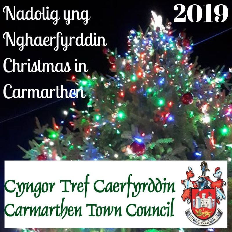 Christmas in Carmarthen 2019 Poster